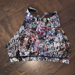 Free to be serene high neck lululemon bra